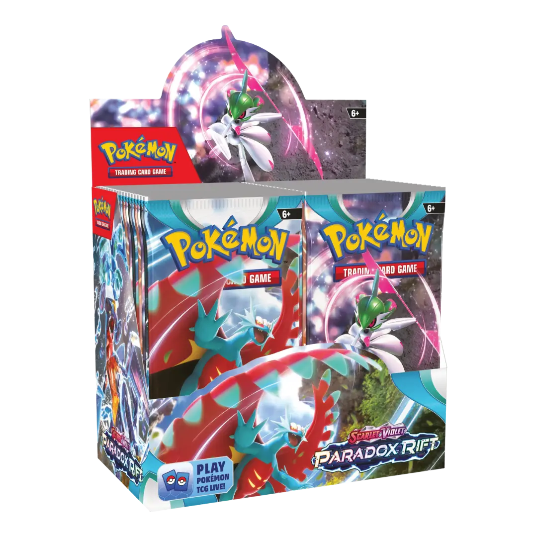 Pokémon TCG: Scarlet & Violet – SV04 Paradox Rift Booster Display
