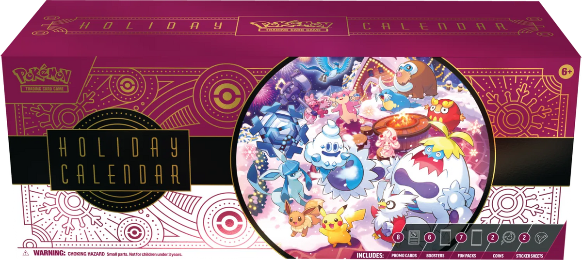 Pokémon Scarlet und Violett Weihnachtskalender 2025