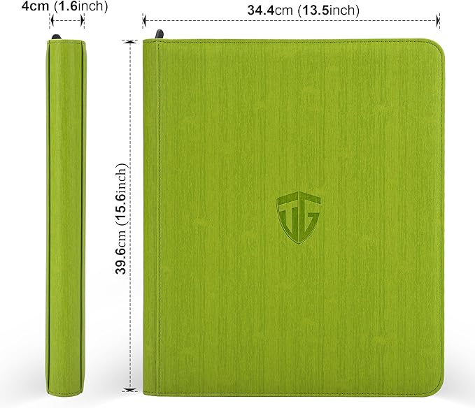 TCGuard - 9-Pockets Toploader Binder - Olive Green