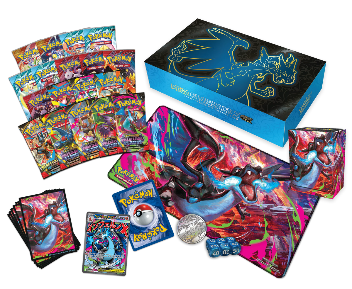 Pokémon-Sammelkartenspiel: Mega-Glurak X Ultra-Premium-Kollektion