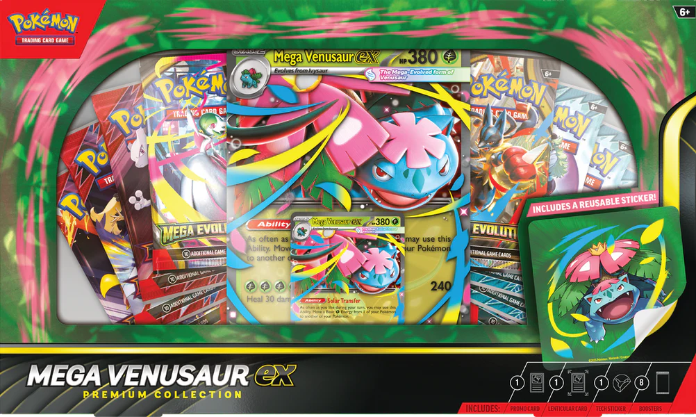 Pokémon-Sammelkartenspiel: Mega-Bisaflor ex Premium-Kollektion