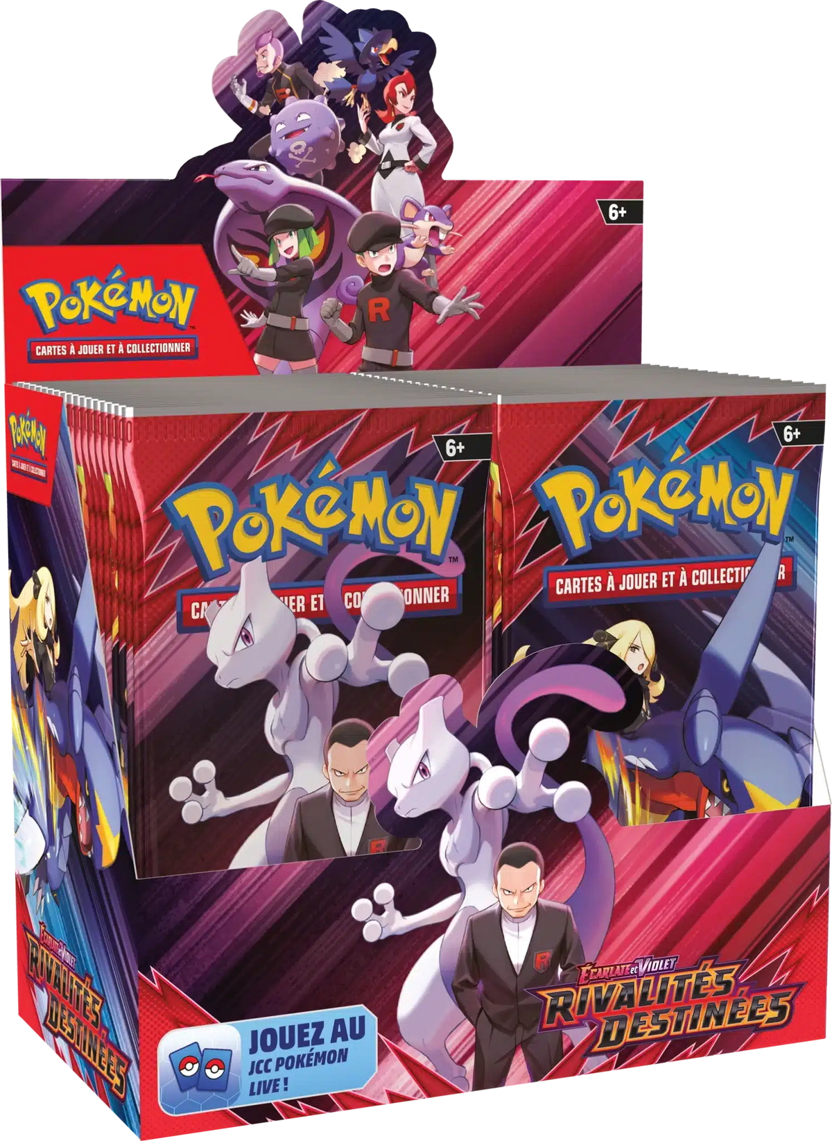 Pokémon SV10 Destined Rivals Booster Display