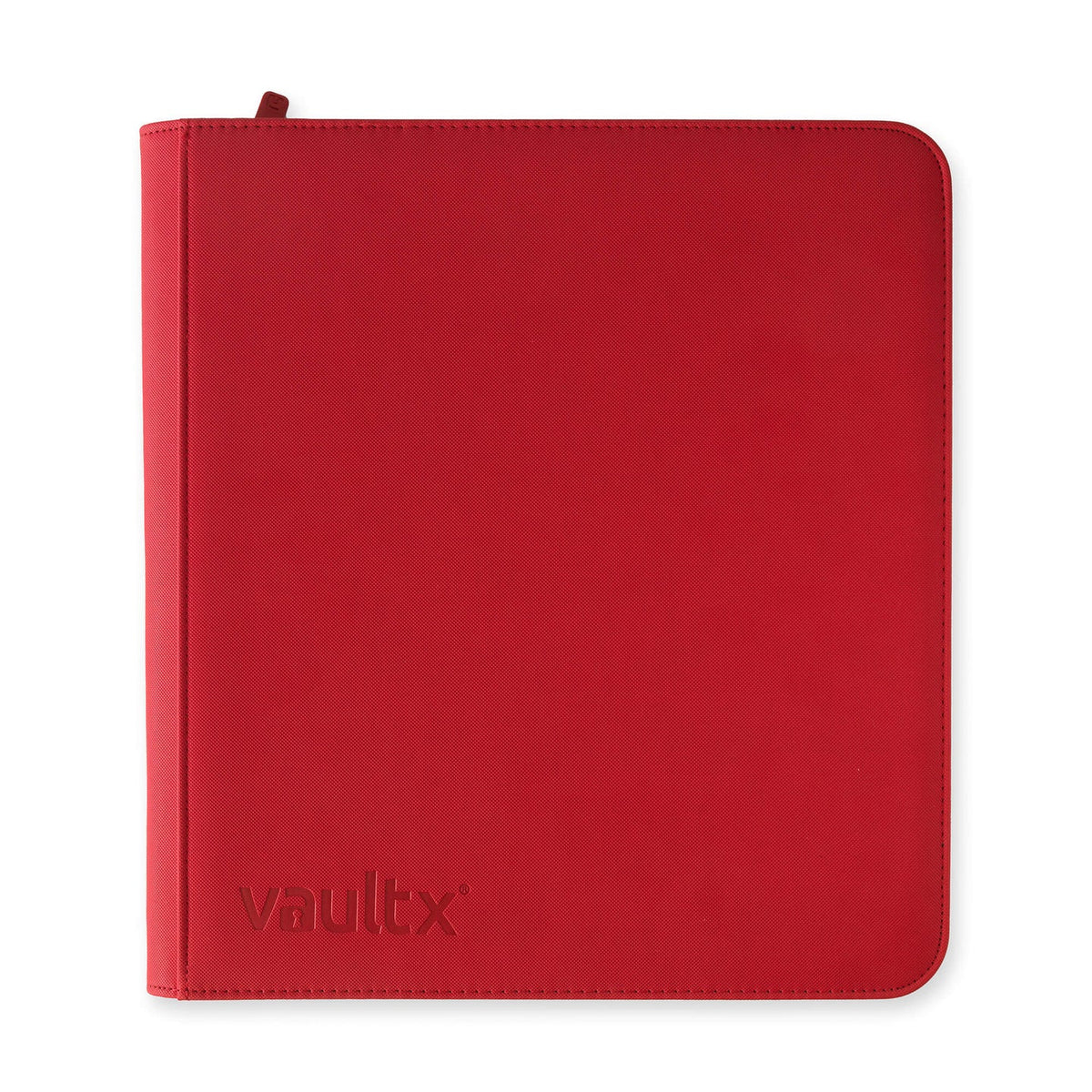 Exo-Tec Zip Binder 12-Pocket Sideloading Trading Carde Binder - Red