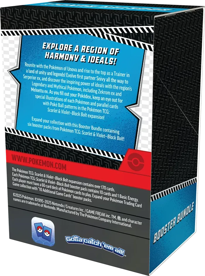 Pokémon TCG: Scarlet & Violet—Black Bolt Booster Bundle Display