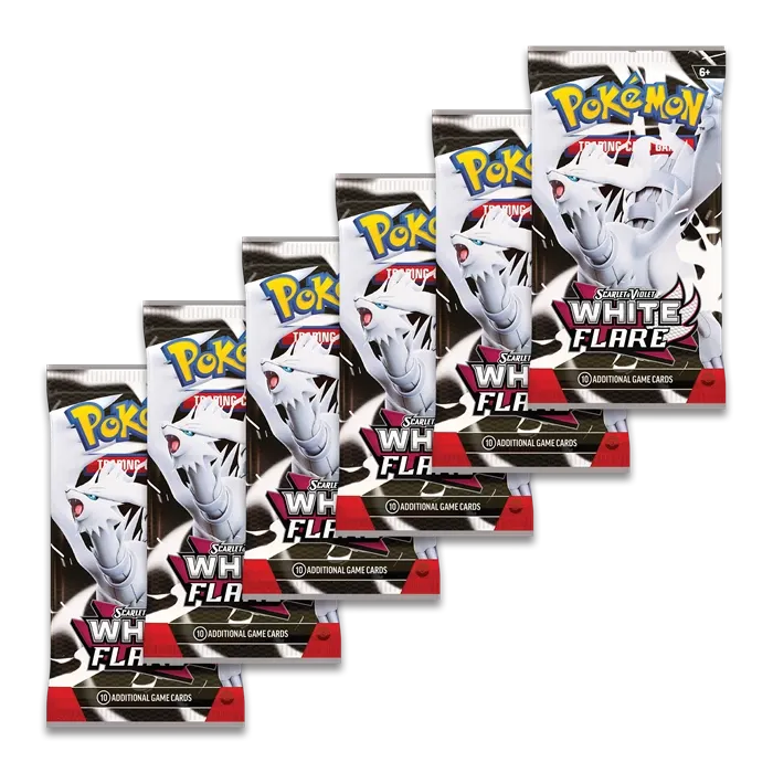 Pokémon-Sammelkartenspiel: Scharlachrot & Violett – Weißer Flammen-Boosterpaket