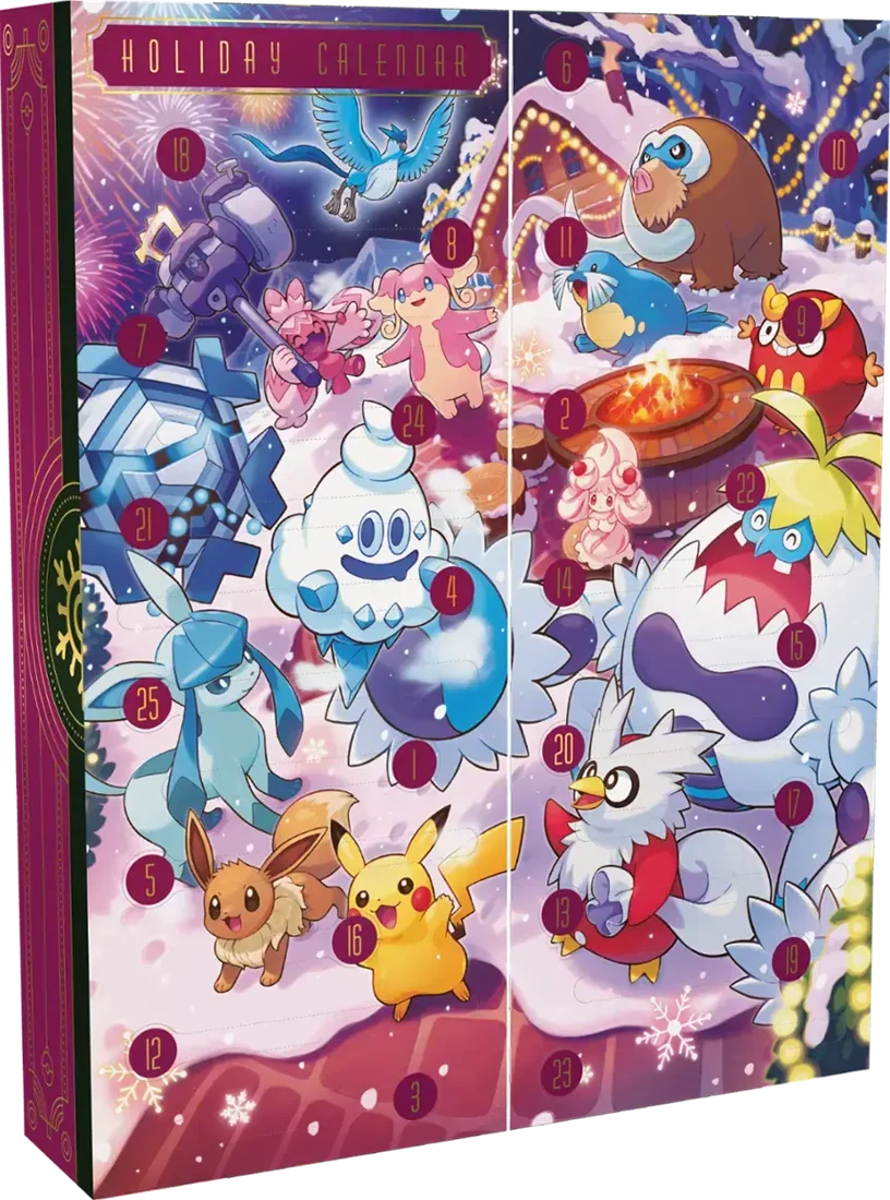Pokémon Scarlet und Violett Weihnachtskalender 2025
