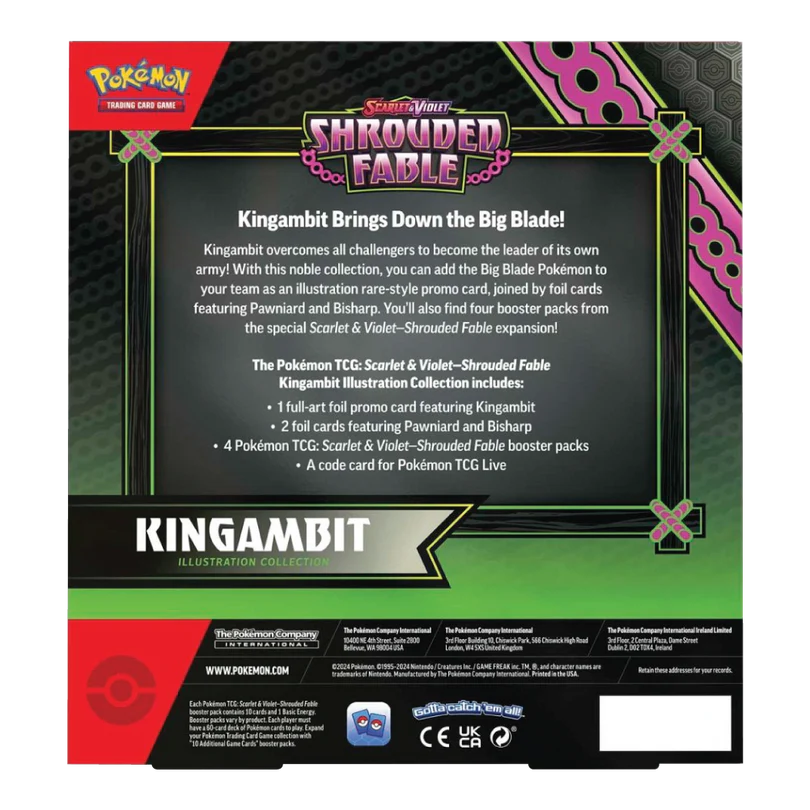 Pokémon TCG: Scarlet & Violet SV06.5 – Shrouded Fable Kingambit Illustration Collection