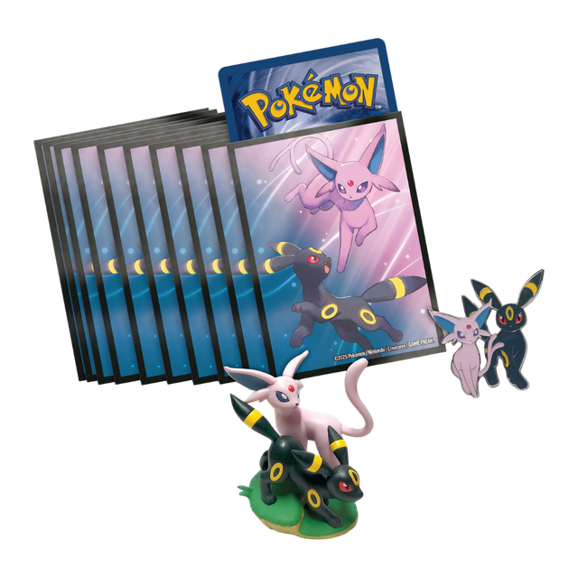Pokémon JCC : Scarlet & Violet SV8.5 – Collection de figurines premium Évolutions Prismatiques (Malheureux et Noctali)