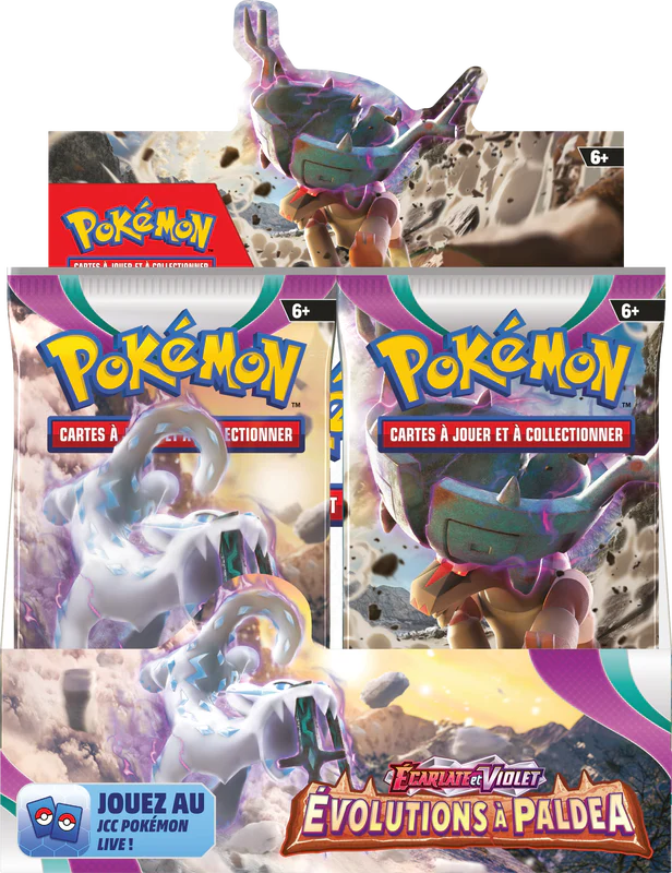 Pokémon TCG: Scarlet & Violet – SV02 Paldea Evolved Booster Display