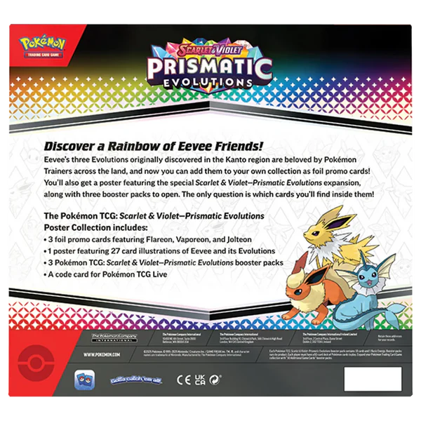 Pokémon TCG: Scarlet & Violet — Prismatic Evolutions Poster Collection