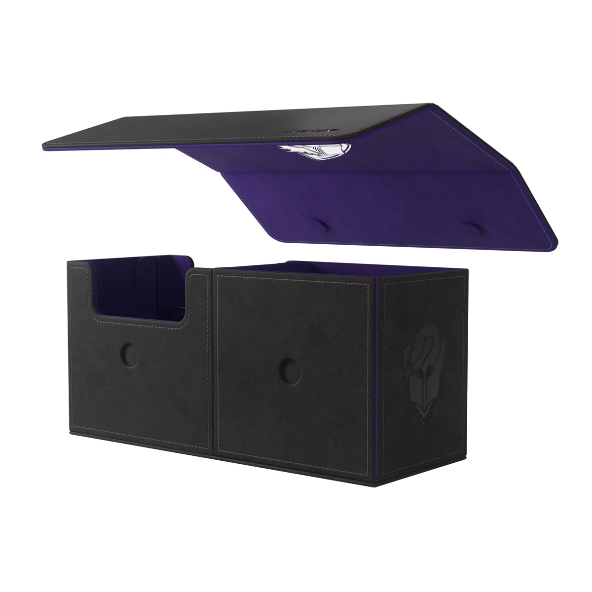 Gamegenic – The Academic 133+ XL Deck Box (Black/Purple)