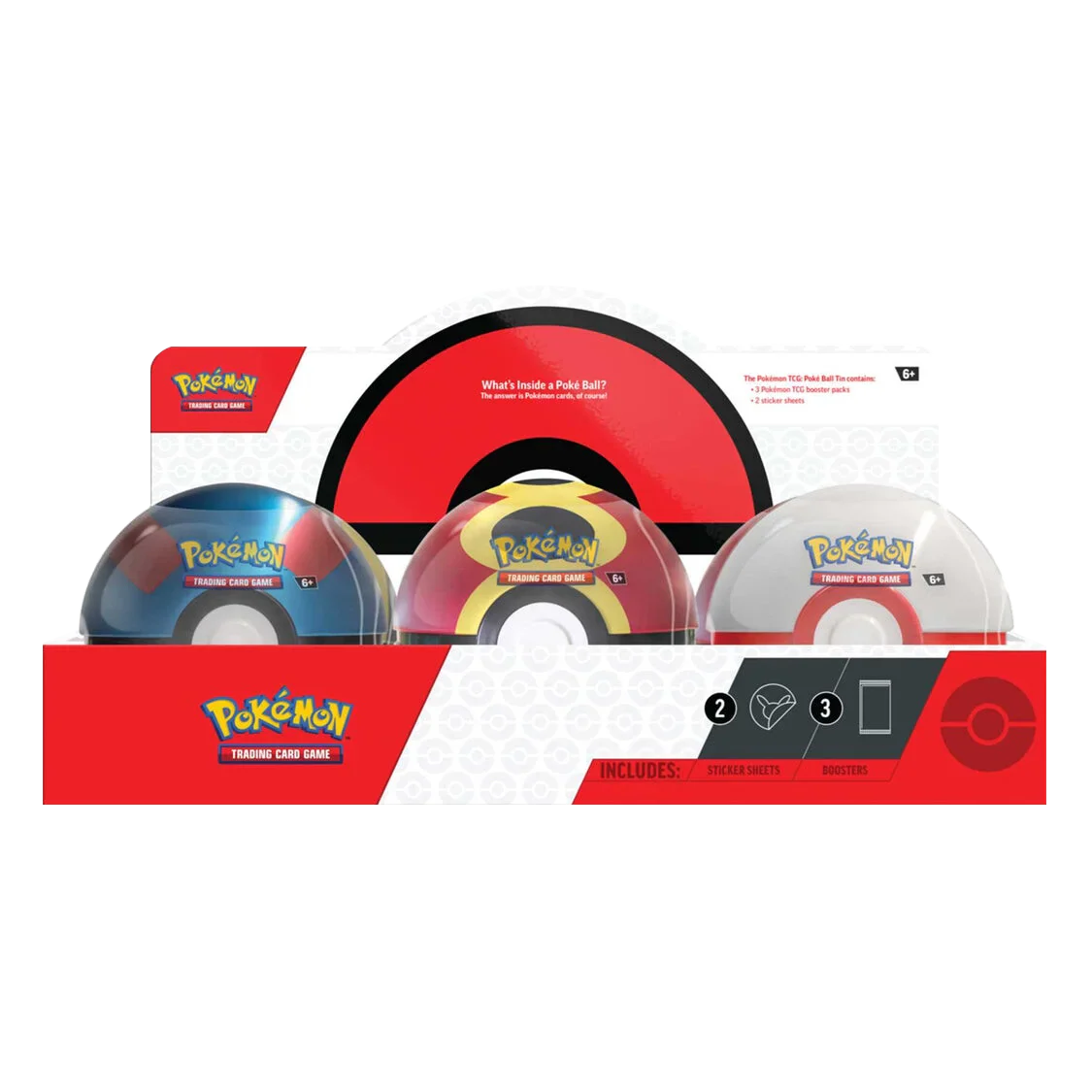Pokémon TCG: Scarlet & Violet – Poké Ball Tin Set Series 11 (6 Tins)