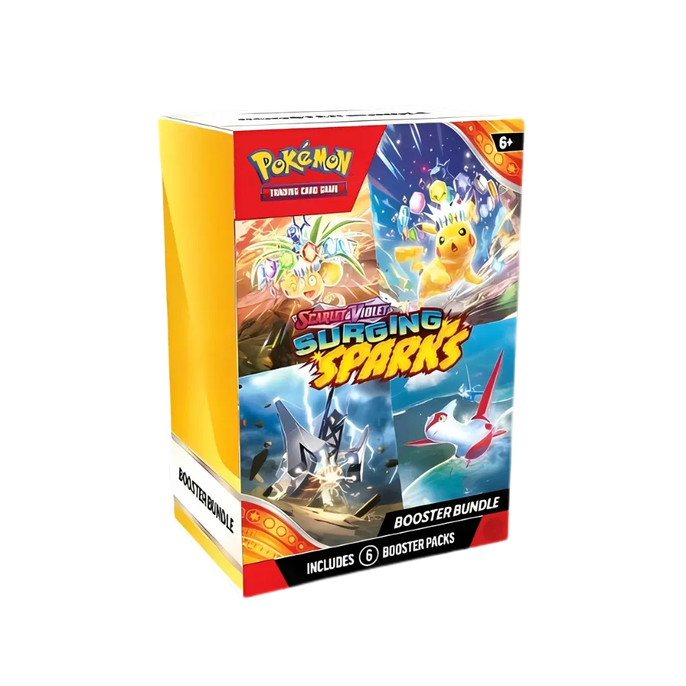 Pokémon TCG: Scarlet and Violet SV08 – Surging Spark Booster Bundle
