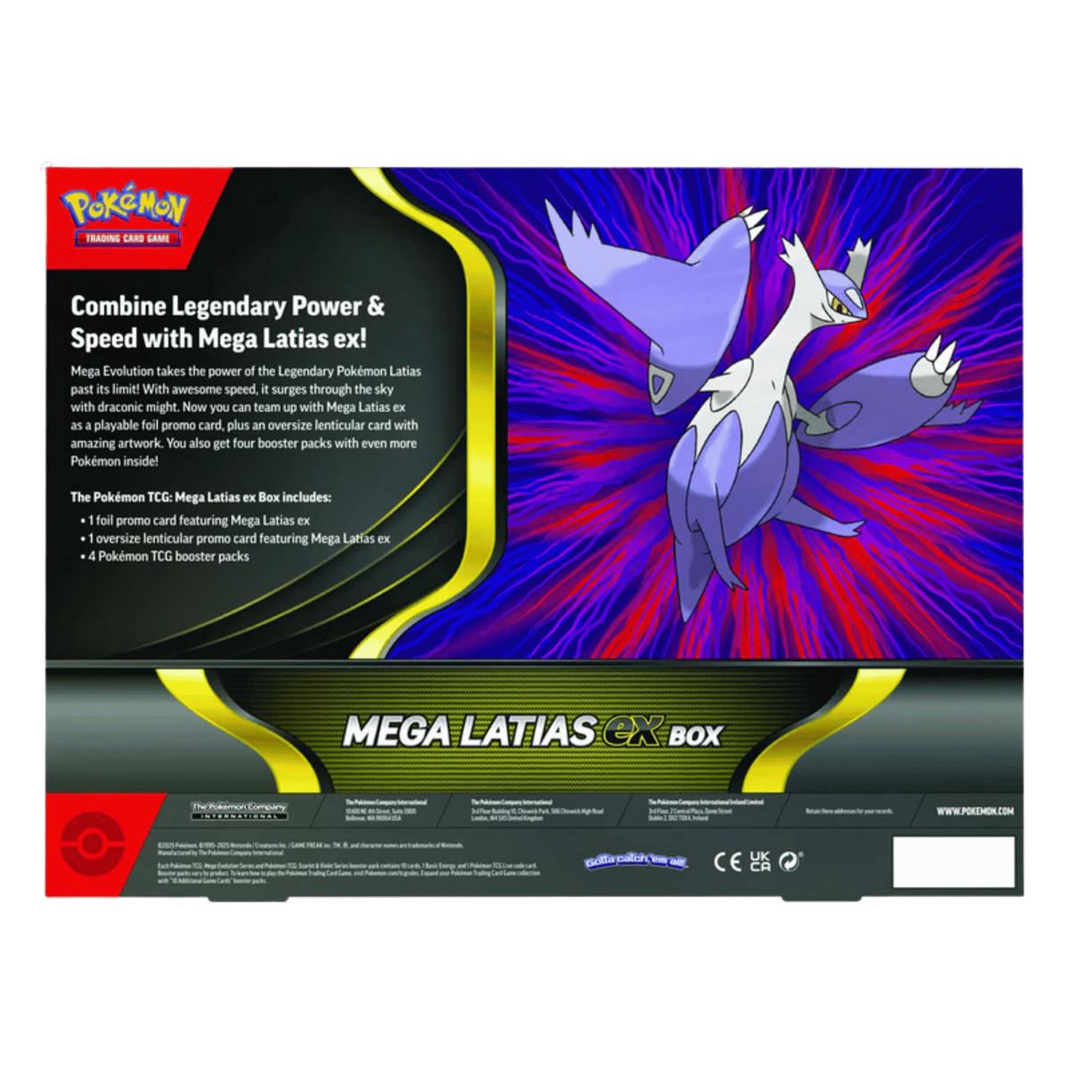 Pokémon TCG: Mega Evolution – Mega Latias EX Box