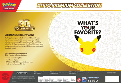 Pokémon TCG 30th Celebration Ditto Premium Collection