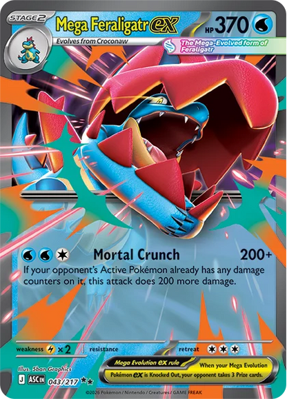 Pokémon TCG: ME2,5 Ascended Heroes Mega Feraligatr Ex Box