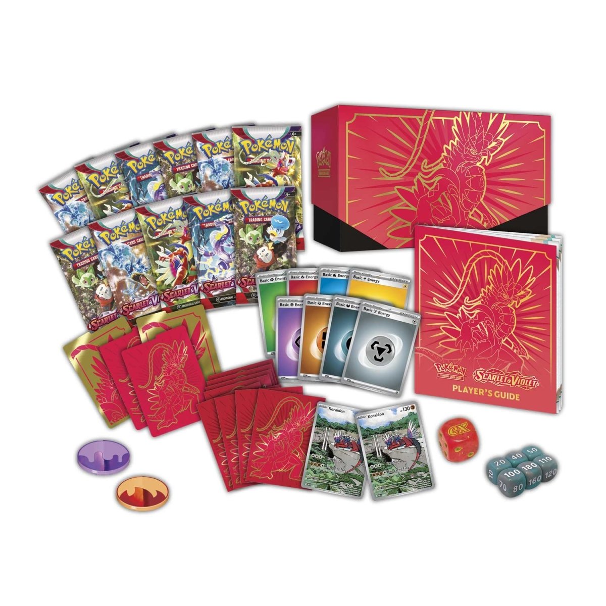 JCC Pokémon : Scarlet &amp; Violet SV08 – Coffret Dresseur Élite du Centre Pokémon Étincelle