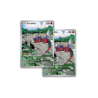 JCC Pokémon : Scarlet &amp; Violet SV08 – Coffret Dresseur Élite du Centre Pokémon Étincelle