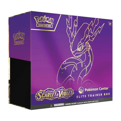 JCC Pokémon : Scarlet &amp; Violet SV08 – Coffret Dresseur Élite du Centre Pokémon Étincelle