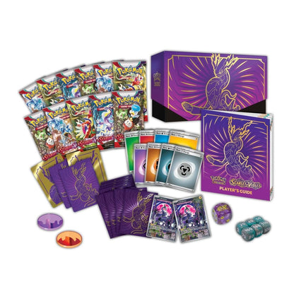 JCC Pokémon : Scarlet &amp; Violet SV08 – Coffret Dresseur Élite du Centre Pokémon Étincelle