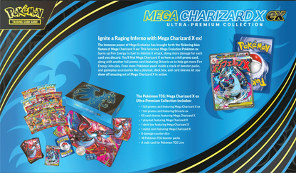 Pokémon-Sammelkartenspiel: Mega-Glurak X Ultra-Premium-Kollektion