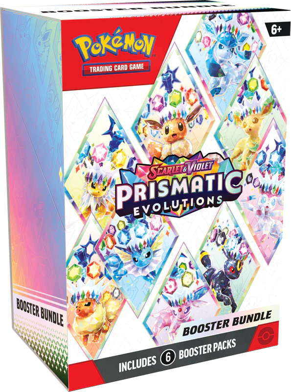 Pokémon TCG: Scarlet and Violet SV8.5 Prismatic Evolutions Booster Bundle Display