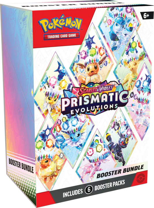 Pokémon TCG: Scarlet and Violet SV8.5 Prismatic Evolutions Booster Bundle