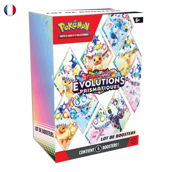 Pokémon TCG: Scarlet and Violet SV8.5 Prismatic Evolutions Booster Bundle Display