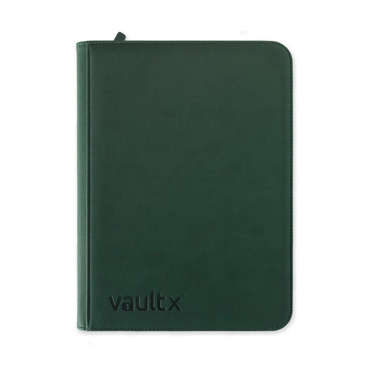 Exo-Tec Zip Binder 9-Pocket Sideloading Trading Carde Binder - Green