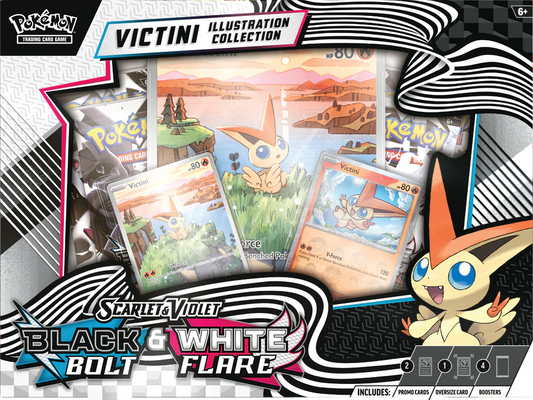 Pokémon TCG: Scarlet & Violet 10.5 Black Bolt & White Flare Unova Victini Illustration Collection