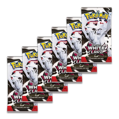 Pokémon-Sammelkartenspiel: Scharlachrot &amp; Violett – Weißer Flammen-Boosterpaket