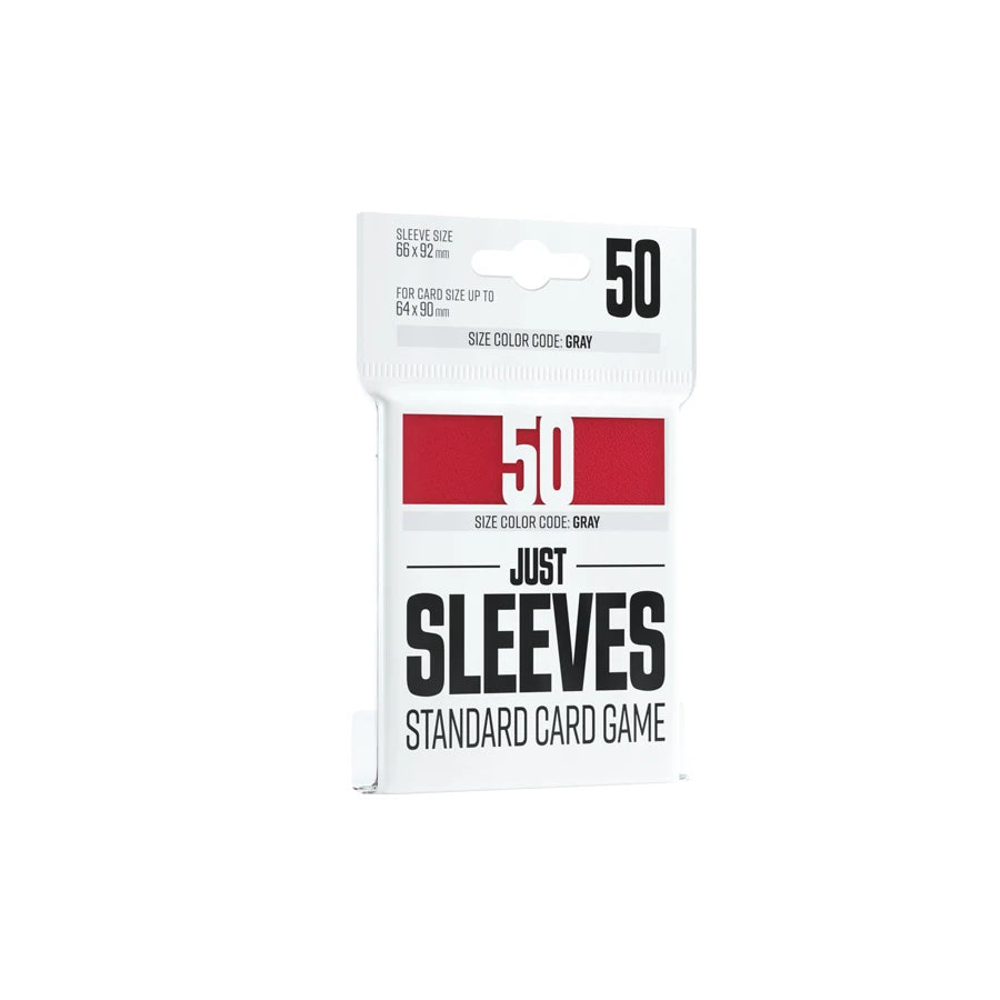 Just Sleeves – Standard-Kartenspielhüllen (Rot)