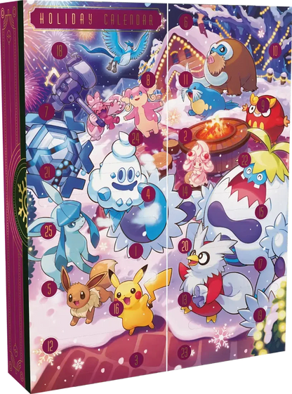 Pokémon Scarlet und Violett Weihnachtskalender 2025