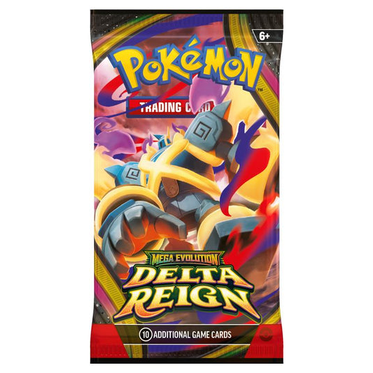 Pokémon TCG ME06 Delta Reign English Booster Pack – one of several possible pack artworks