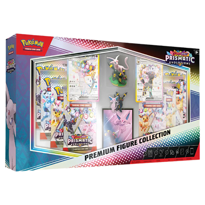Pokémon JCC : Scarlet &amp; Violet SV8.5 – Collection de figurines premium Évolutions Prismatiques (Malheureux et Noctali)
