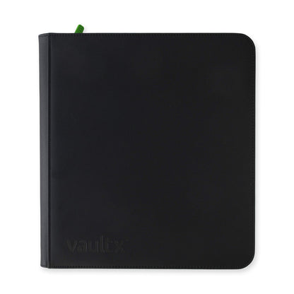 Exo-Tec Zip Binder 12-Pocket Sideloading Trading Carde Binder - Black