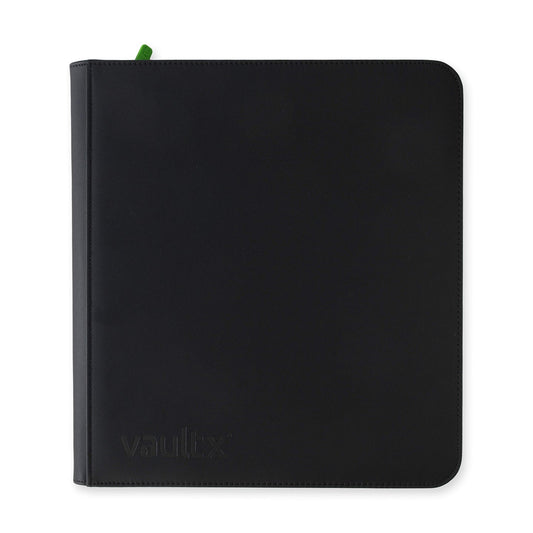 Exo-Tec Zip Binder 12-Pocket Sideloading Trading Carde Binder - Black