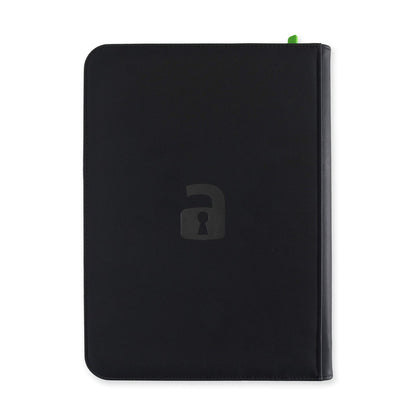 Exo-Tec Zip Binder 9-Pocket Sideloading Trading Carde Binder - Black