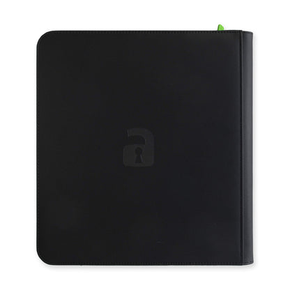 Exo-Tec Zip Binder 12-Pocket Sideloading Trading Carde Binder - Black