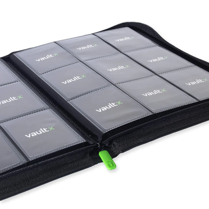 Exo-Tec Zip Binder 9-Pocket Sideloading Trading Carde Binder - Black