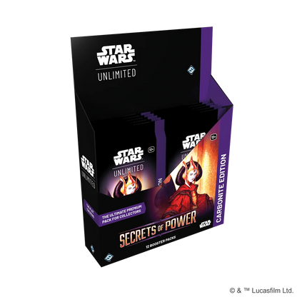Star Wars: Unlimited – Geheimnisse der Macht Karbonit-Booster-Display (Set 6)
