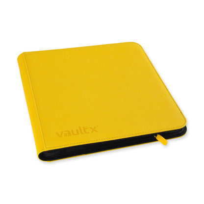 Exo-Tec Zip Binder 12-Pocket Sideloading Trading Carde Binder - Yellow